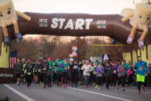 The start line of the Hot Chocolate 15k/5k