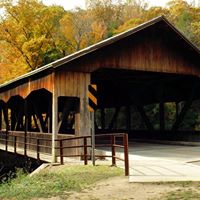A covered bridge in Mohican