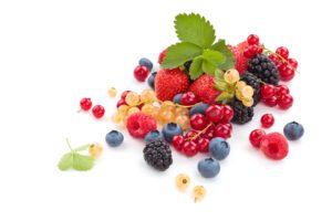 Berries are high in antioxidants