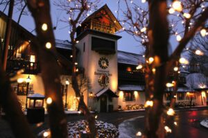 Holiday decorations in Frankenmuth