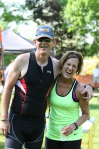 After surviving a heart attack, Knute completed his first Ironman