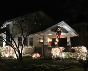 A decorated house in Fairfield County