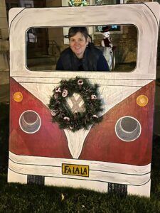 A fun holiday display in Noble County