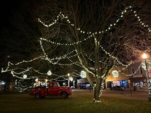 Noble County is decorated for Christmas
