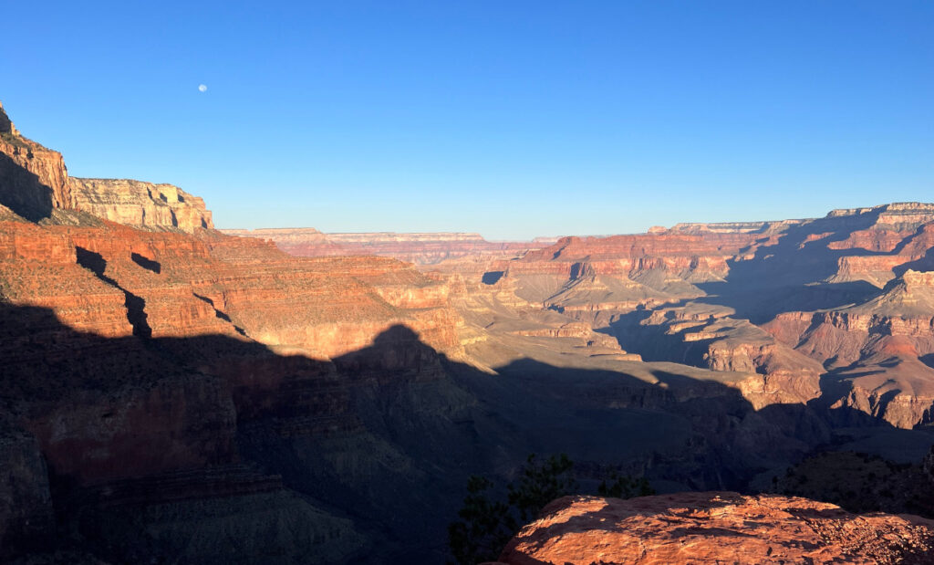 A scenic vista of the Grand Canyon