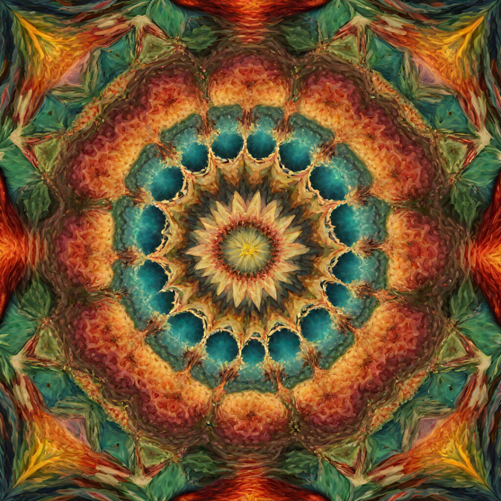 A kaleidoscope of colors